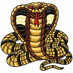 Snake Embroidery Design 2 Snake Embroidery Design 2